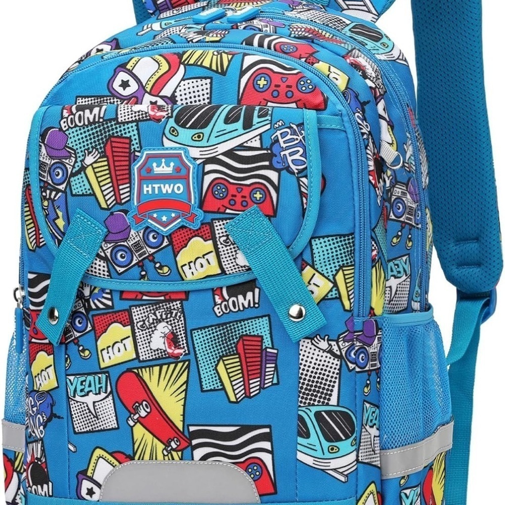 Colorful Graphic Backpack - Picture 2 of 7
